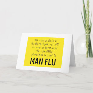 Man flu card