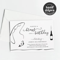 Man Funny Fishing & Beer Birthday Retirement Party