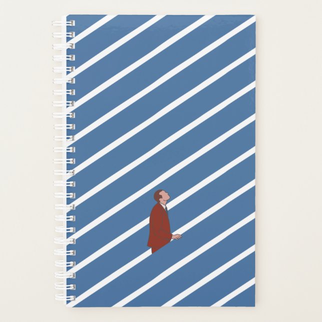 Man Going Up Congratulations Gift Planner (Front)