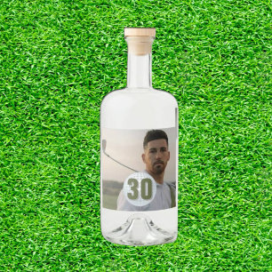 Man Golf Party Snapshot! Liquor Bottle Label