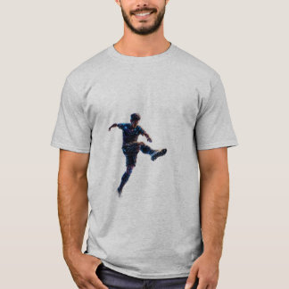 man grey colour t shirt player design