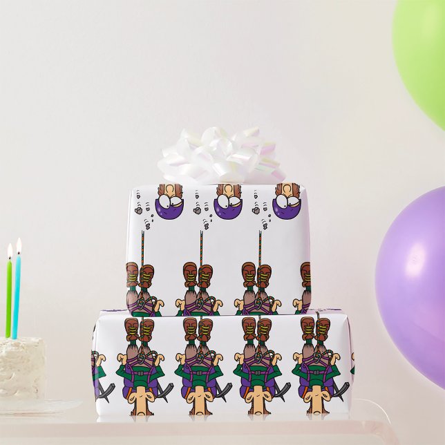 Man Hanging From A Rope Wrapping Paper (Creator Uploaded)