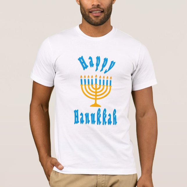 man Hanukkah t-shirt  (Front)