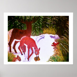 MAN HAS ENTERED THE FOREST poster
