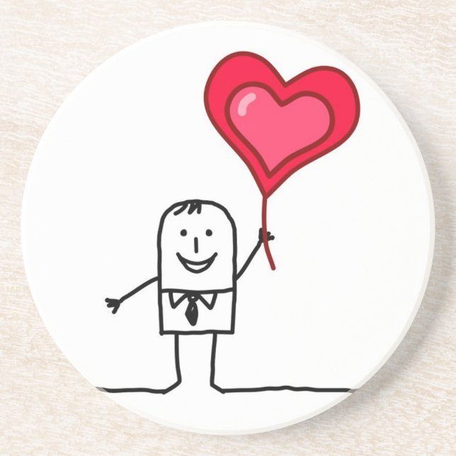 Man & Heart Coaster (Front)