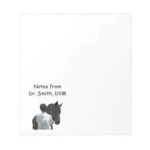 Man Holding Horse Light Notepad