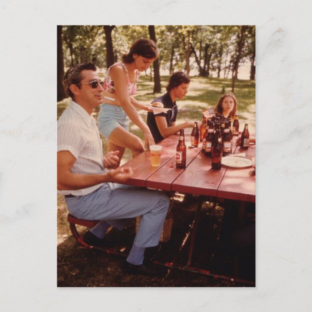 Man, I Love Beer! - Vintage Postcard (Front)