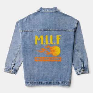 Man I Love Fireball Gift  Denim Jacket