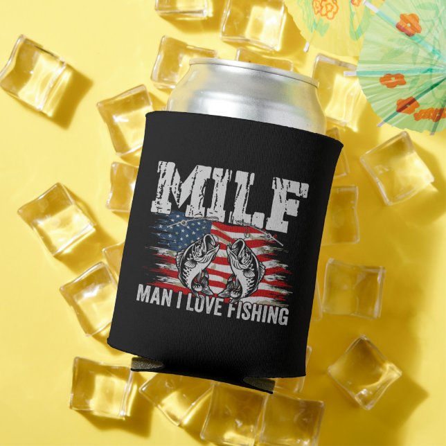 Man I Love Fishing Can Cooler (In Situ Summer)