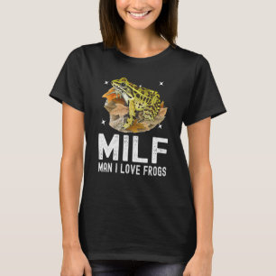 Man I Love Frogs Saying Amphibian T-Shirt