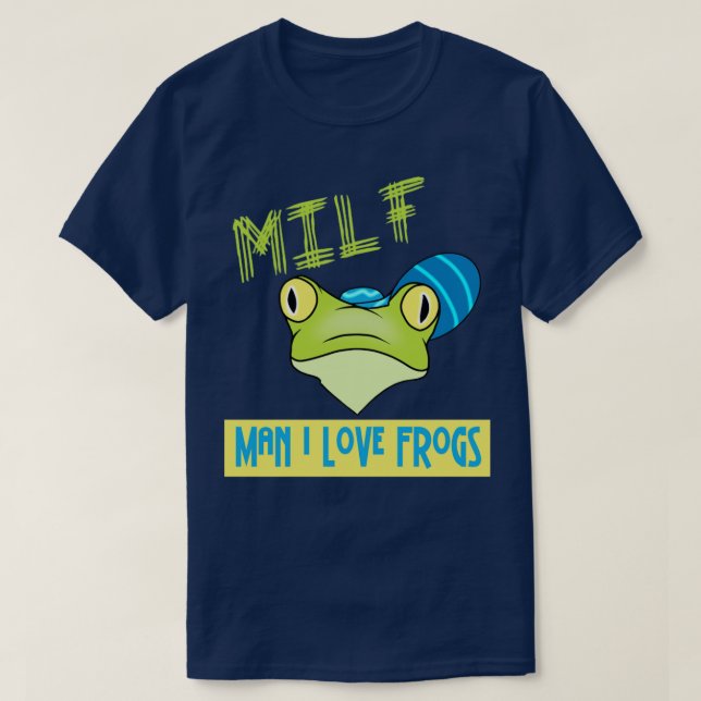 man I love frogs T-Shirt (Design Front)