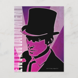 Man in a Top Hat Postcard