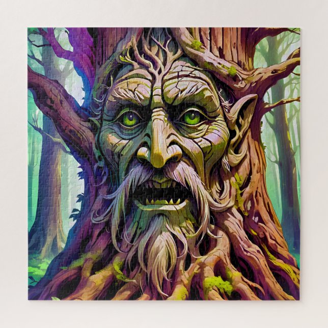 Man in a Tree Jigsaw Puzzle (Vertical)