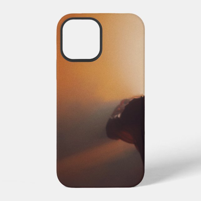 MAN IN BLACK JACKET WEARING BLACK CAP iPhone CASE (Back)