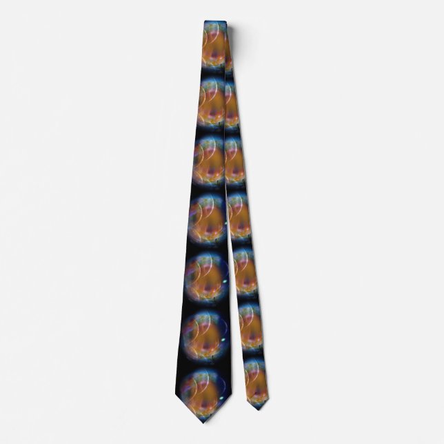 Man in dark space tunnel tie (Front)