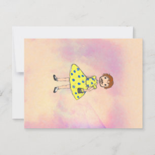 Man in Fancy Dress  Postcard