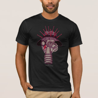 Man in gas mask abstract graphic art cool t-shirt