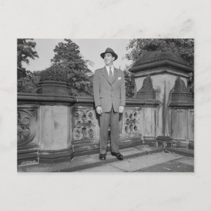 Man in Hat Postcard
