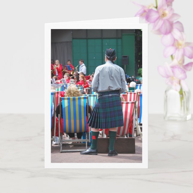 Man In Kilt Card (Orchid)