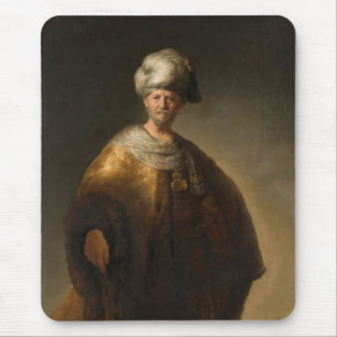Man in Oriental Costume, by Rembrandt van Rijn Mouse Pad
