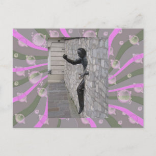 Man in Paris Postcard