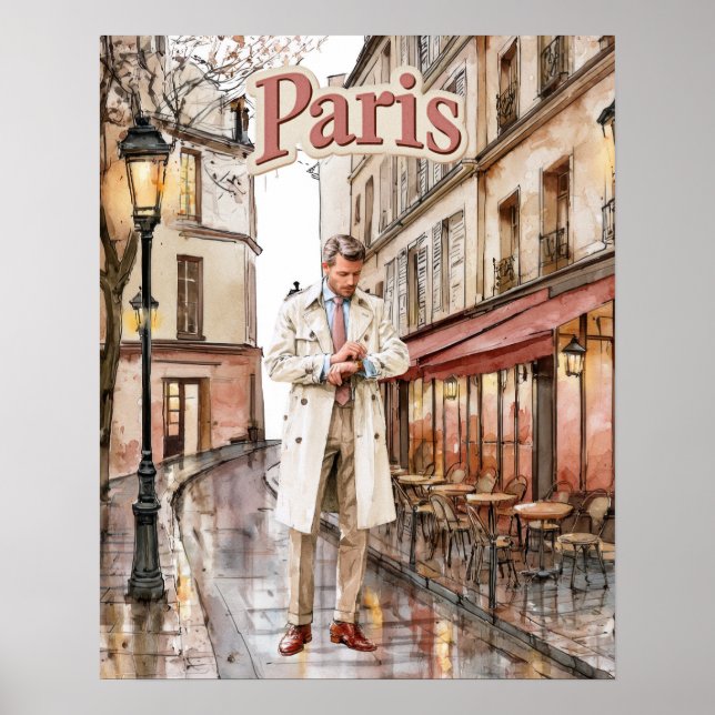 Man in Paris Poster (Front)