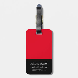 Man in Red Coat Luggage Tag