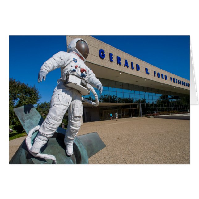Man In Space Sculpture (Front Horizontal)