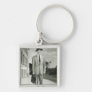 Man in Suit Key Ring