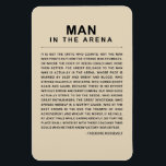 Man In The Arena - Daring Greatly Magnet<br><div class="desc">Express the courage you have to get out and try, and do, and fail, and get up, and push on. "It is not the critic who counts; not the man who points out how the strong man stumbles, or where the doer of deeds could have done them better. The credit...</div>