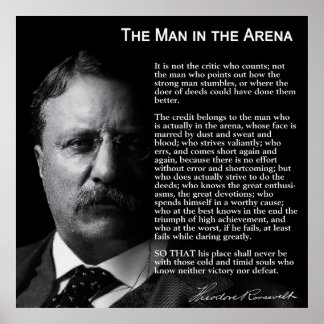 MAN in the ARENA Speech Poster