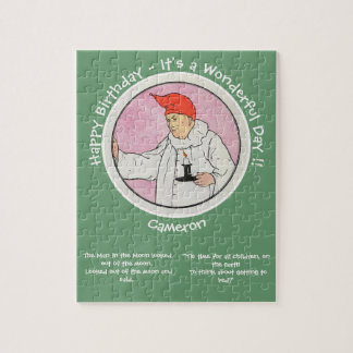 Man in the Moon Mother Goose Birthday Party Items  Jigsaw Puzzle