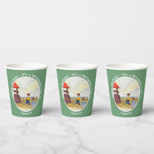 Man in the Moon Mother Goose Birthday Party Items  Paper Cups
