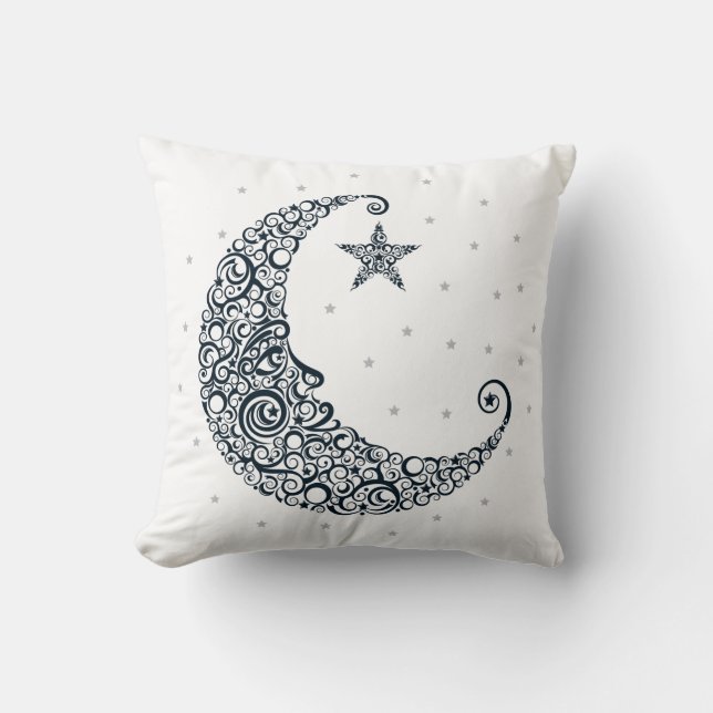 Man in the Moon Pillow (Front)