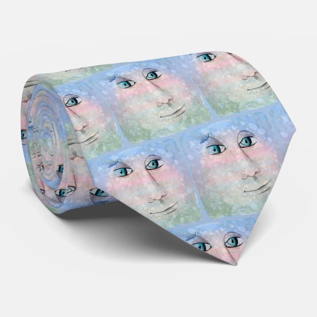 Man in the Moon Tie (Rolled)