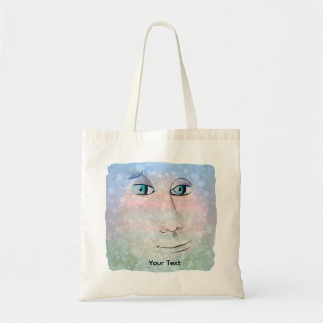 Man in the Moon Tote Bag (Front)