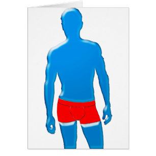 Man in Underwear