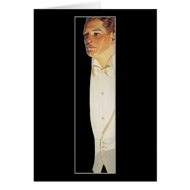 Man in White Tie by Leyendecker (Front)