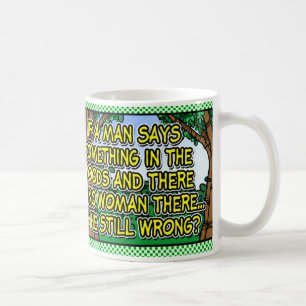 Man in Woods Coffee Mug