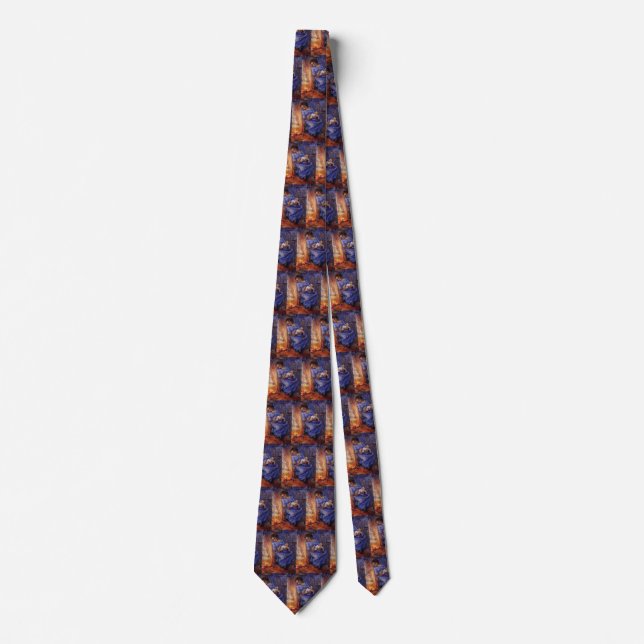 Man is at Sea by Vincent van Gogh Tie (Front)
