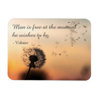 Man is Free Voltaire Quote