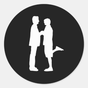 Man Love Classic Round Sticker