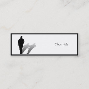 Man Missing Man Mini Business Card