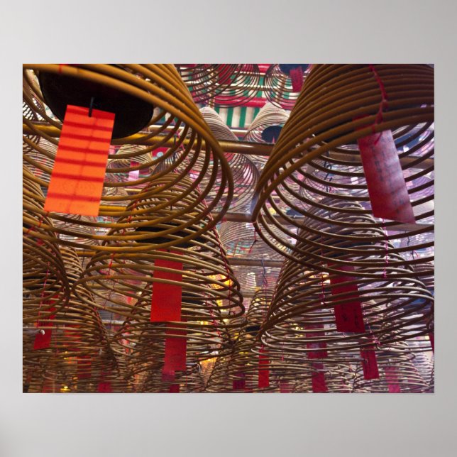 Man Mo Buddhist Temple of Hong Kong Poster (Front)