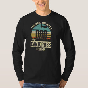 Man Myth Legend Dad Canicross Amazing Runner Pullo T-Shirt