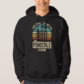Man Myth Legend Dad Pinochle Penuchle Player Hoodie