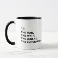 Man Myth Legend Funny Customised Coffee Mug