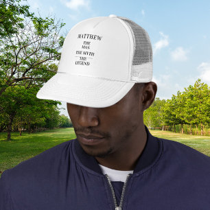Man myth legend name trucker hat