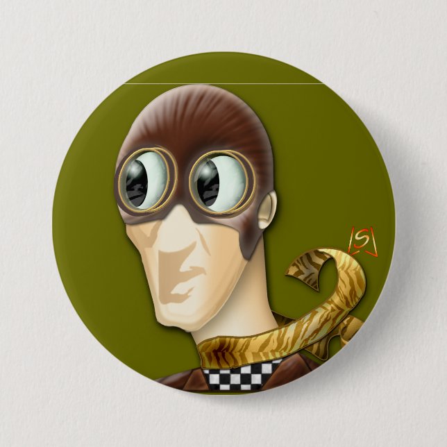 Man Of Action (pin) 7.5 Cm Round Badge (Front)