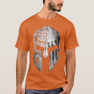 Man of God Husband Dad Protector Hero Fathers Day T-Shirt